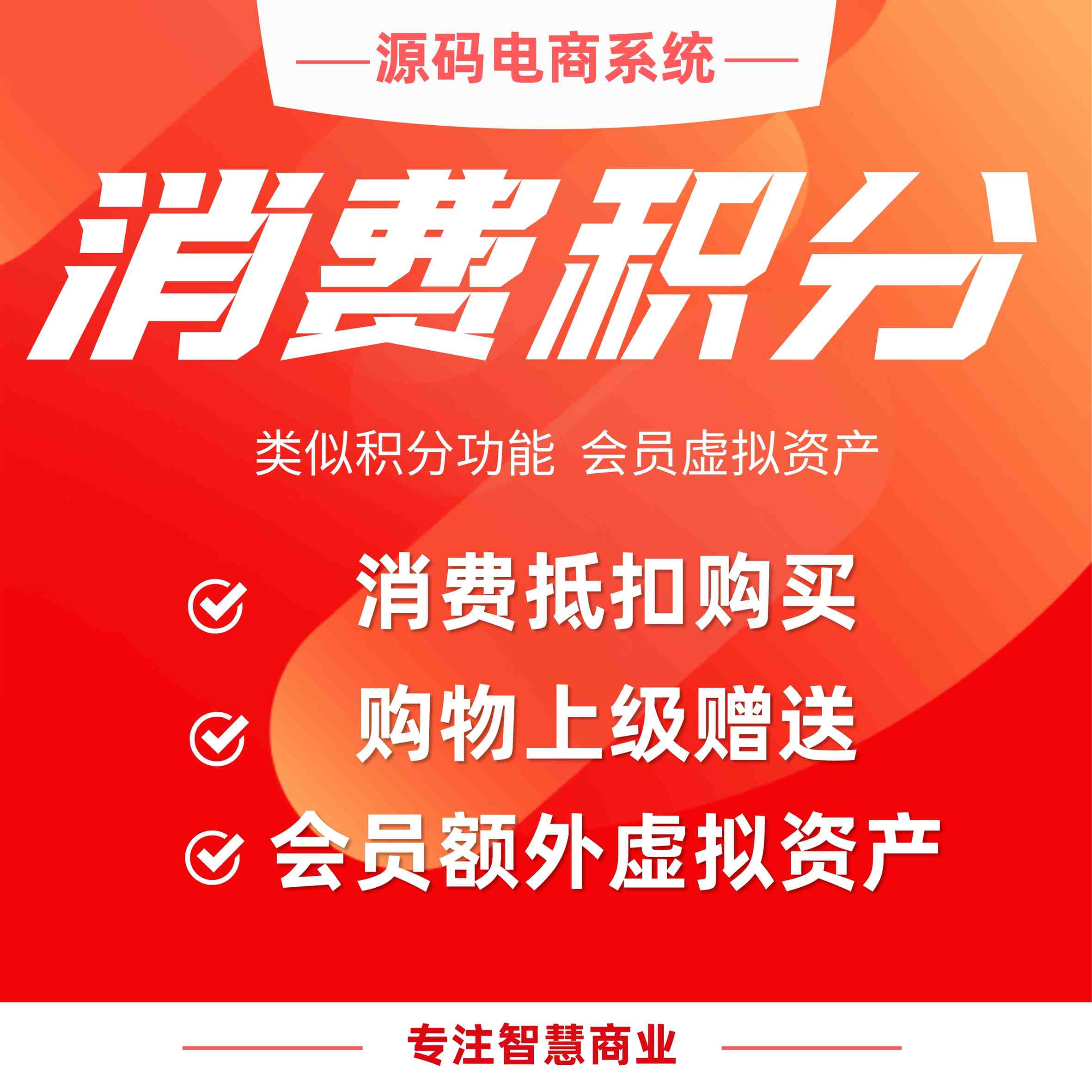 消费积分：类似积分功能 会员的虚拟资产